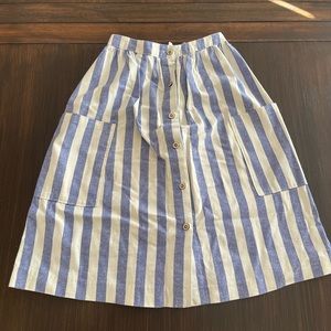 Zara girls striped skirt
